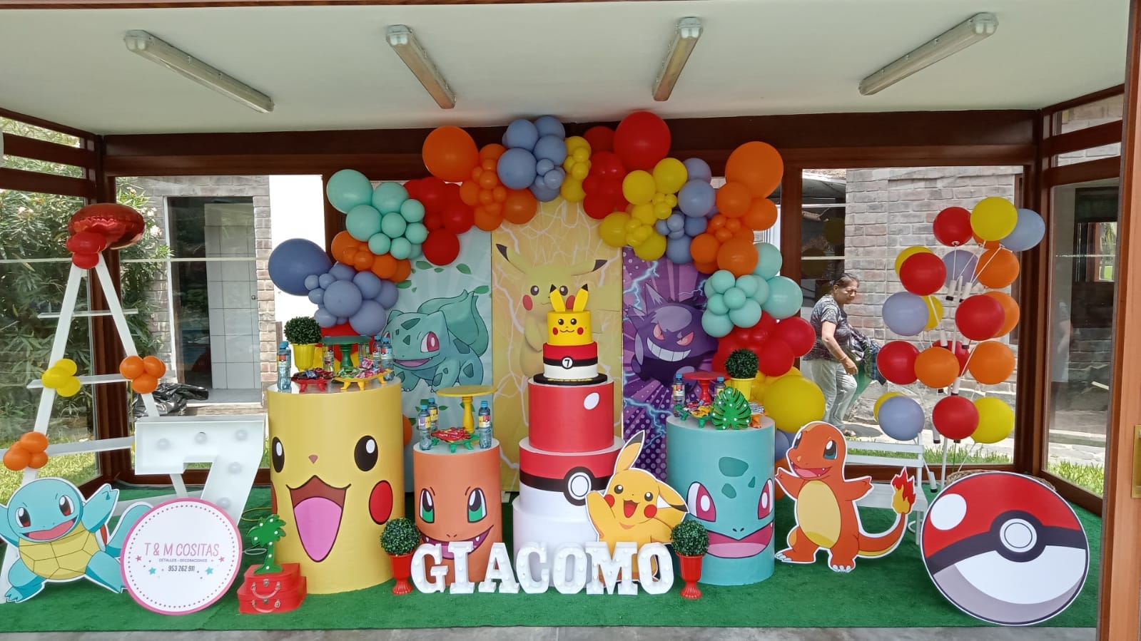 Decoración temática Pokémon realizada por TM Cositas